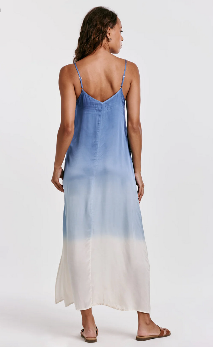 Blue Waves Ombre Slip Dress HTB Boutique Blue Waves Ombre Slip Dress HTB Boutique
