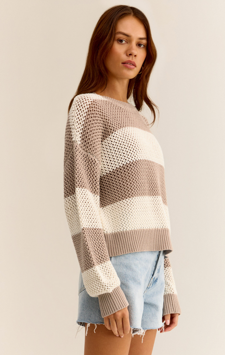 Z Supply Broadbeach Stripe Sweater