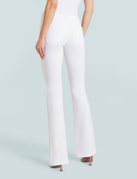 Commando Do It All White Five Pocket Mid-Rise Flare – HTB Boutique