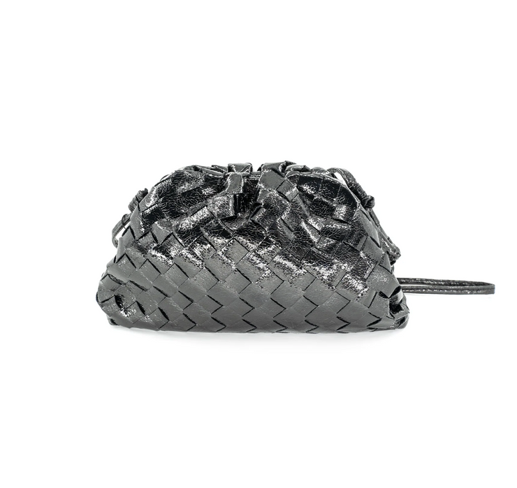 Metallic Woven Evening Bag