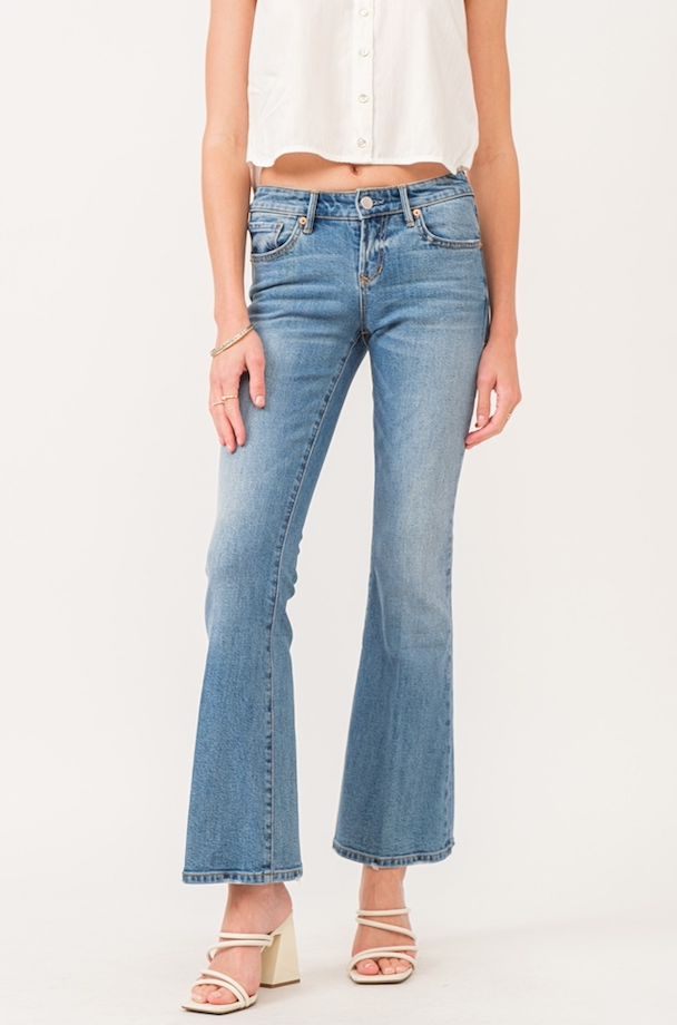 Rosie Low Rise Flare Jeans