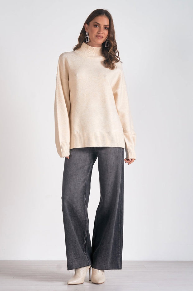 Melanie Mock Turtleneck Sweater