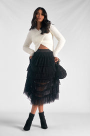 Carrie Layered Tulle Skirt