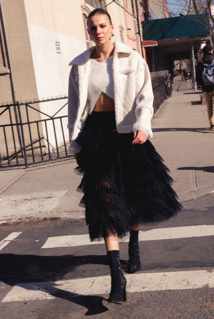 Carrie Layered Tulle Skirt