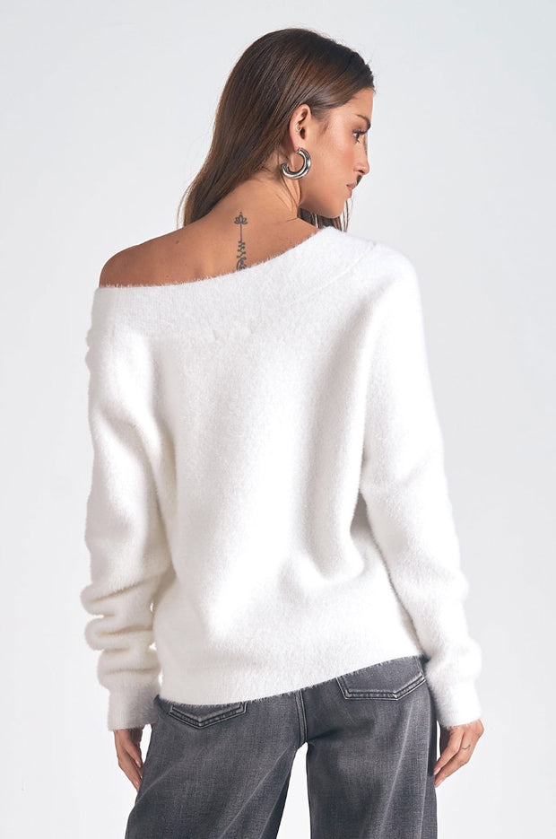 Angela Off the Shoulder Sweater