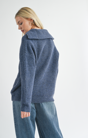 Susan Half Zip Up Sweater