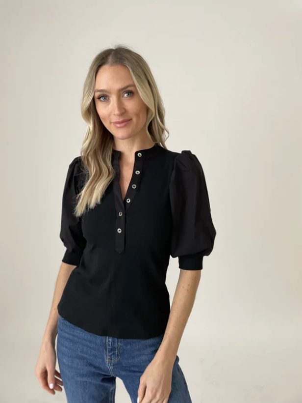 The Veronica Henley Top