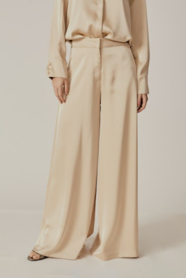 Irene Satin Palazzo Pant