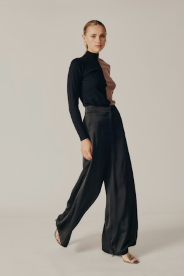 Irene Satin Palazzo Pant