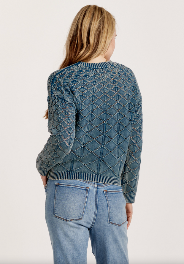 Cosette Acid Wash Sweater