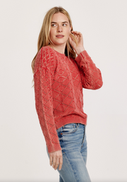 Cosette Acid Wash Sweater