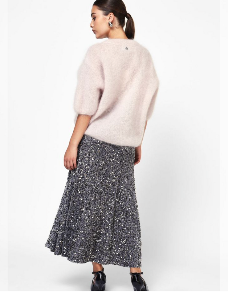 Vanessa Sequin Midi Skirt