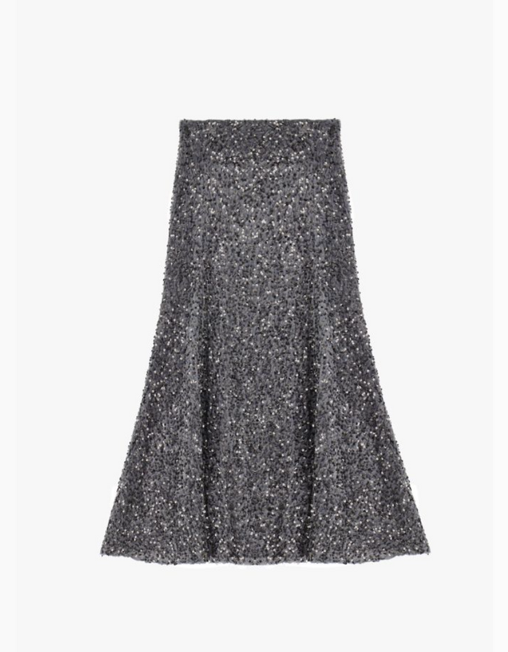 Vanessa Sequin Midi Skirt