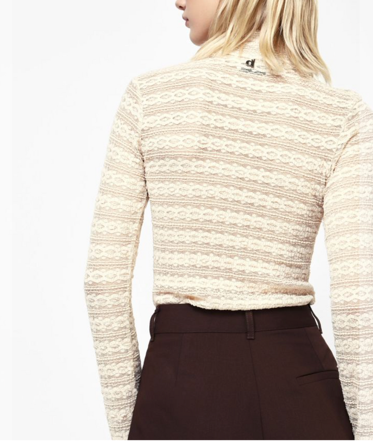 Simone Lace Turtleneck