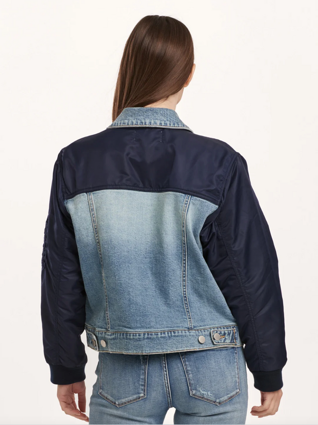 Charley Denim/Nylon Jacket