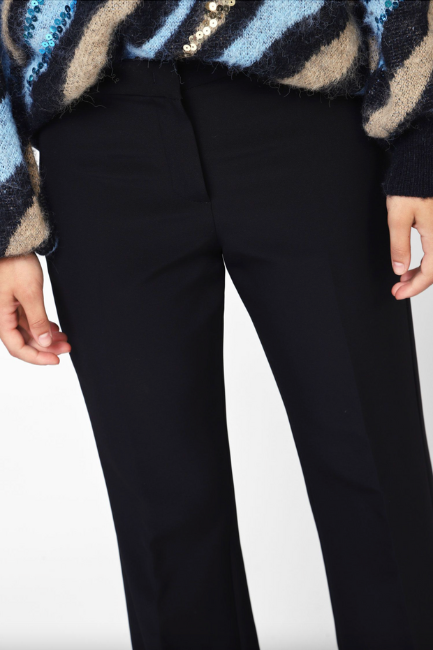 Trevor Too Classic Flat Front Flare Pant