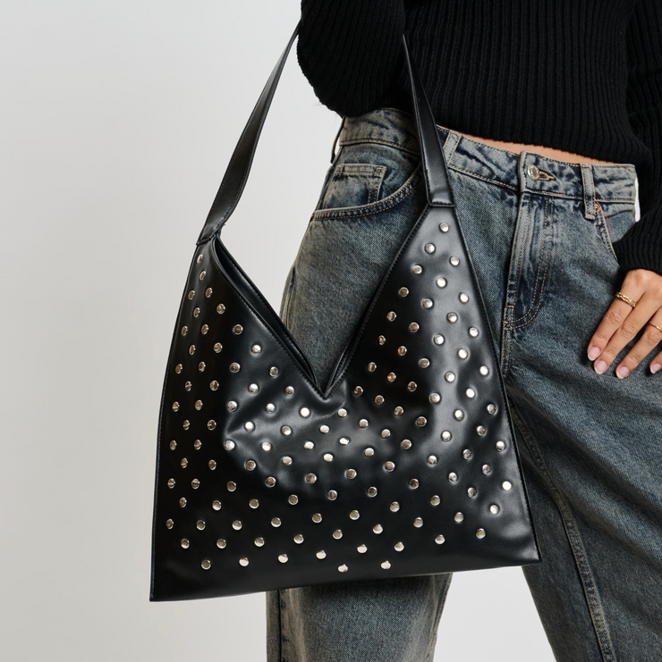 Toro Studded Hobo Bag