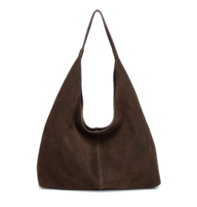 Amber Suede Hobo Bag