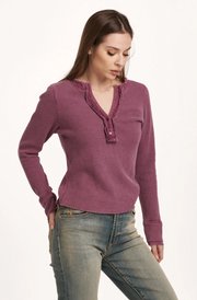 Lulu Thermal Henley Top