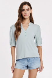 Eliza Puff Sleeve Henley