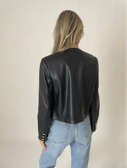 Blair Faux Leather Blazer