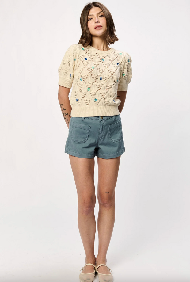 Jules Short Sleeve Sweater