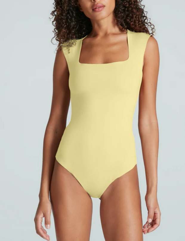Commando Neoprene Cap Sleeve Bodysuit