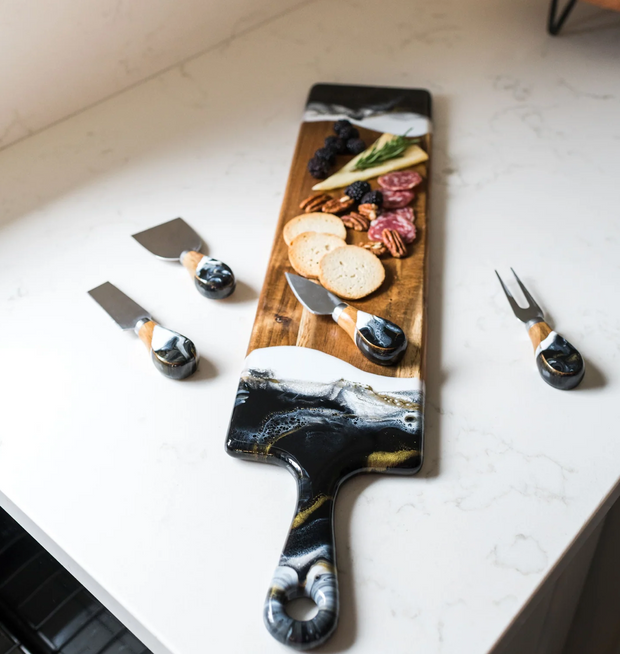 Resin Coated Cheese Knife Set