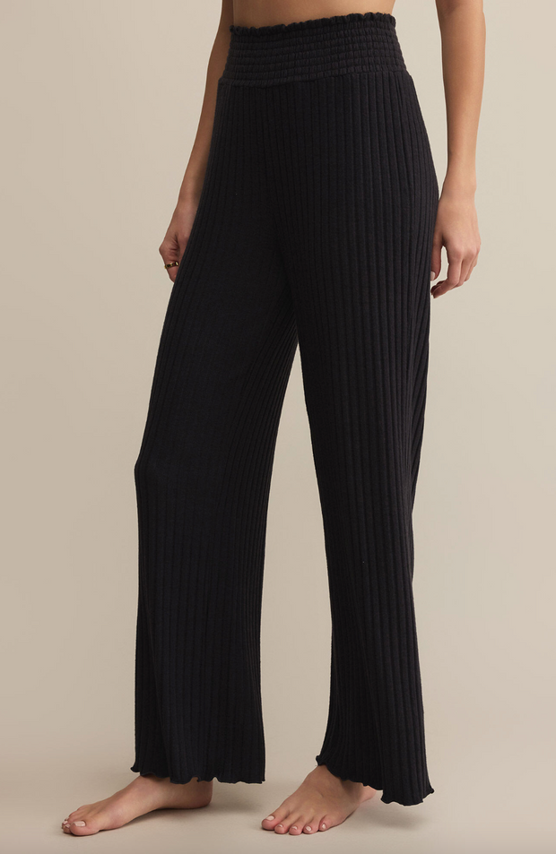 Z Supply Dawn Smocked Rib Pant