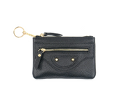 Ciaga Leather Zippered Card Case with Keyring