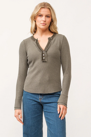 Lulu Thermal Henley Top