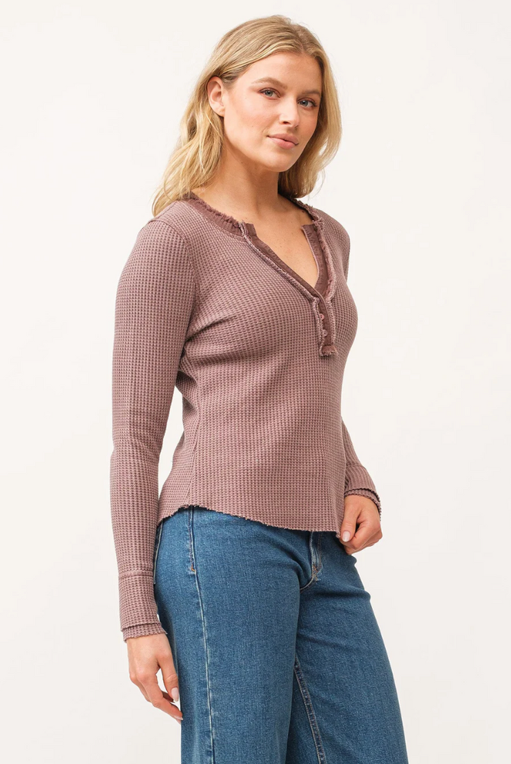 Lulu Thermal Henley Top