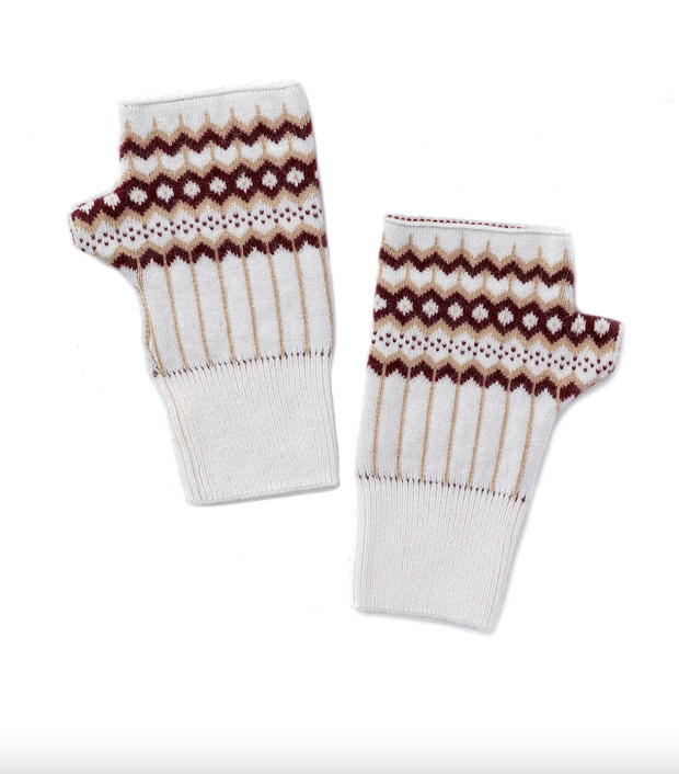 Fair Isle Fingeress Gloves