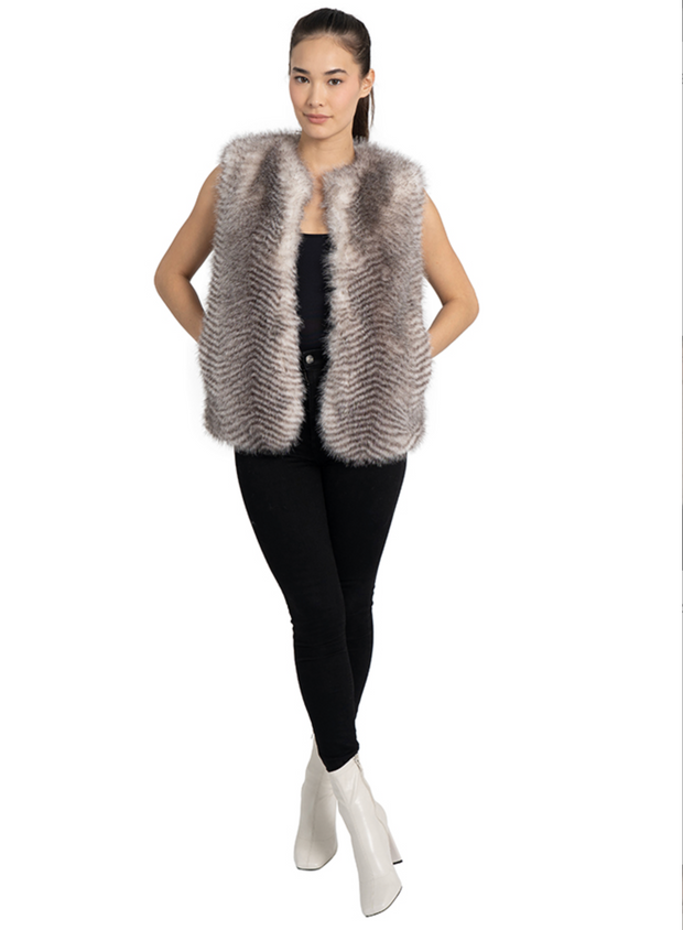 Jetter Faux Fur Vest