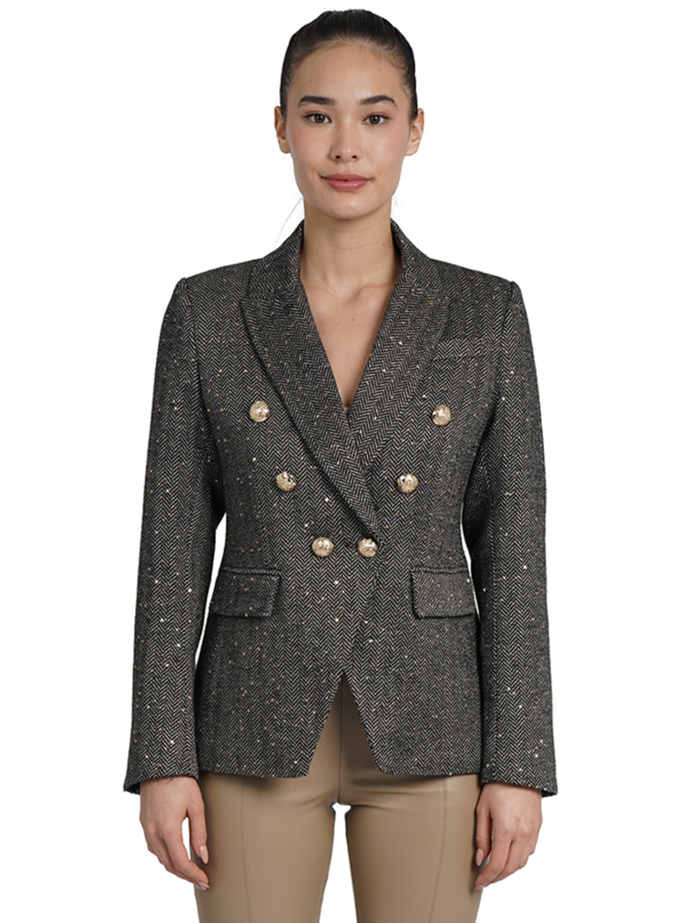 Addison Metallic Blazer