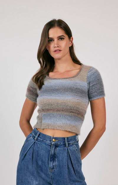 Boulder Cropped Sweater Top