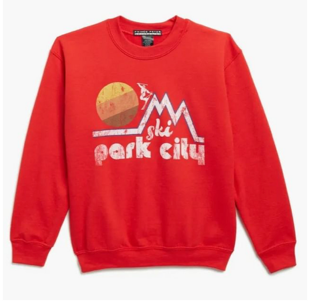 Park City Mineral Wash Pullover Crop Sweatshirt