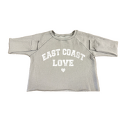 East Coast Love Pullover Crop Sweatshirt