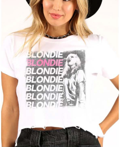 Blondie Repeat Crop Tee