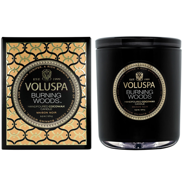 Voluspa Burning Woods Collection