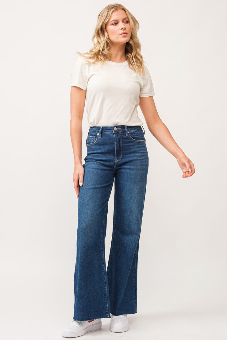 Fiona High Rise Wide Leg - Burrow