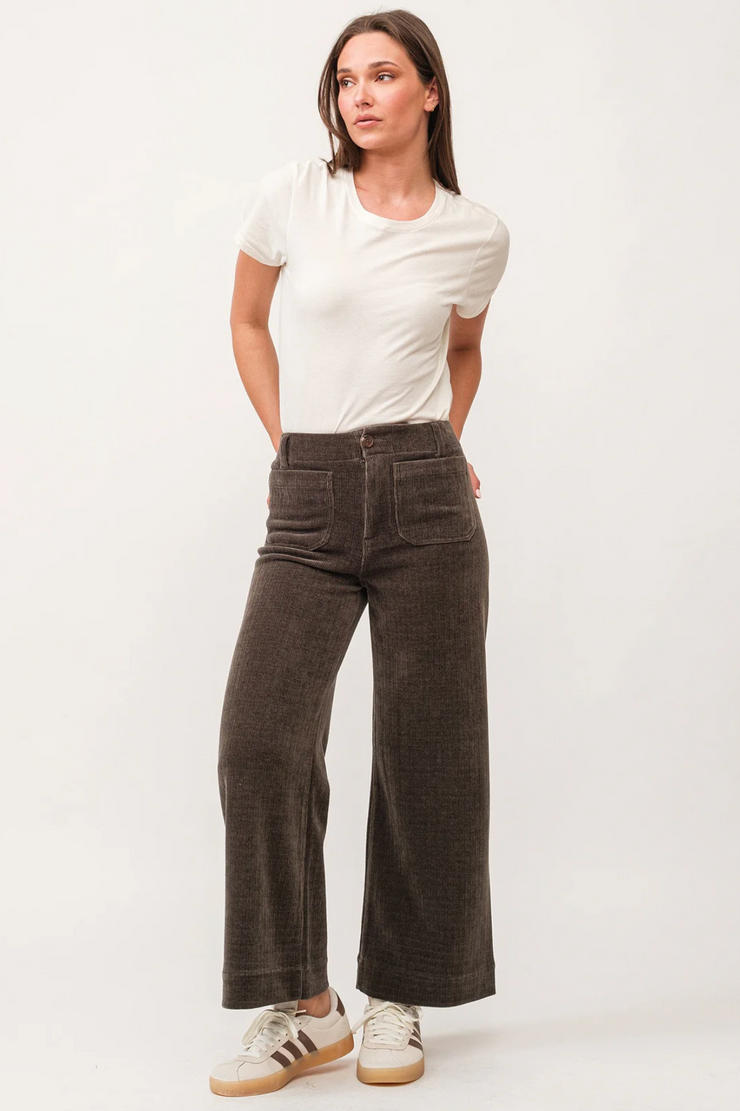 Aubrey High Rise Chenille Pants