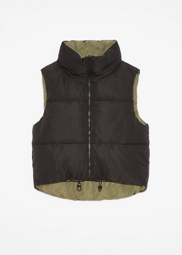 Kiki Reversible Puffer Vest