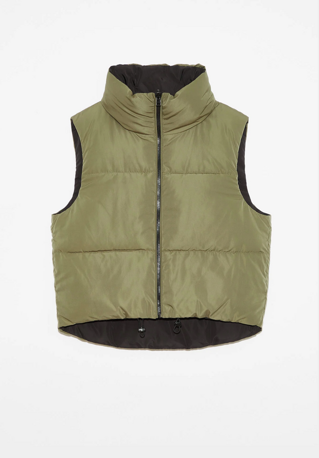 Kiki Reversible Puffer Vest