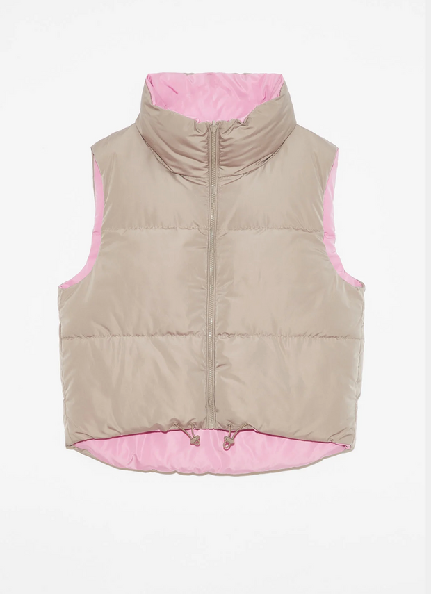 Kiki Reversible Puffer Vest