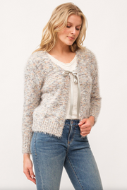 Savoy Snowy Meadow Bow Cardigan