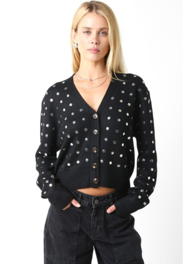 Carrie Studded Cardigan