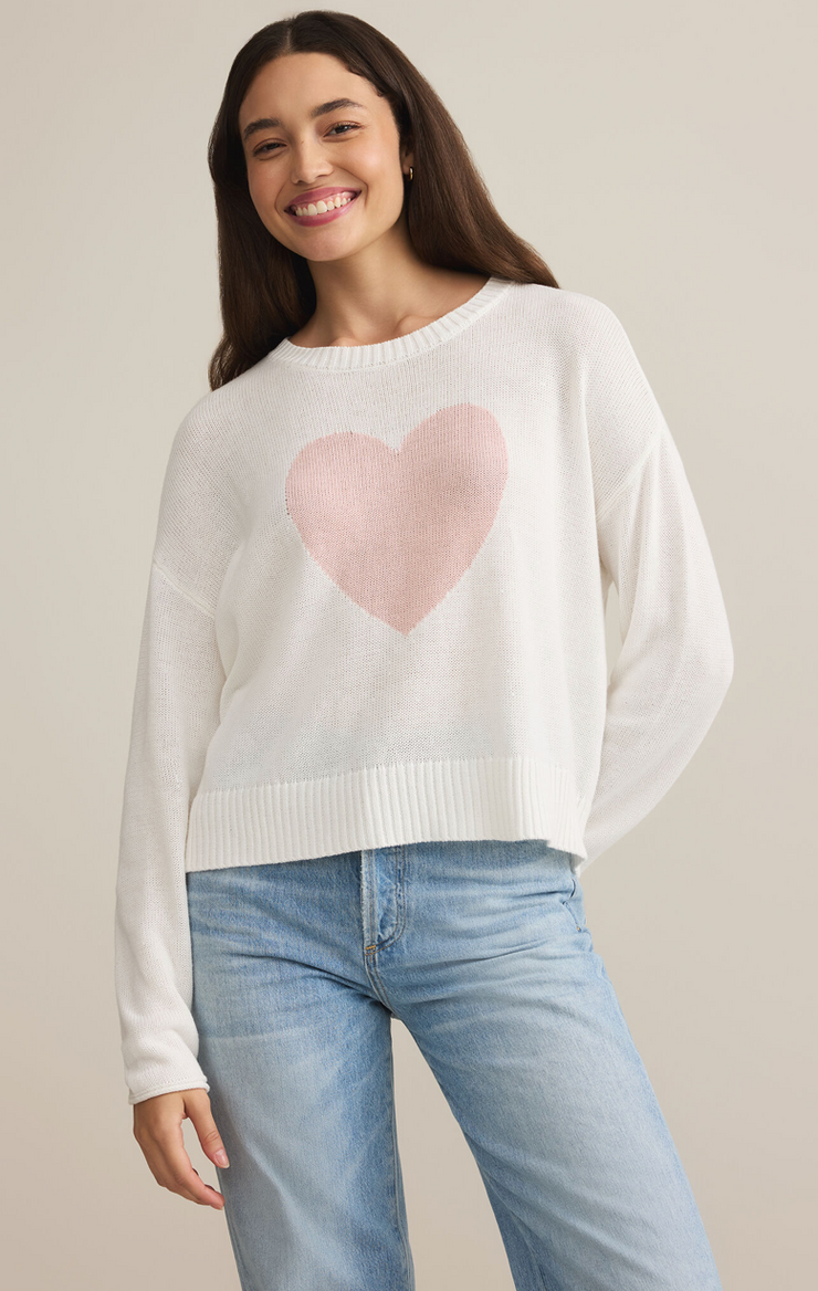 Z Supply Sienna Heart Sweater