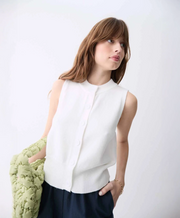 Amanda Sleeveless Knit Cardigan Vest