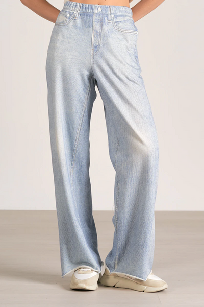 Mira Jean Print Wide Leg Sweatpant